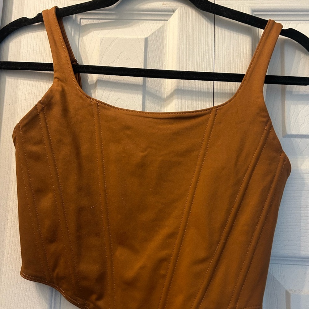 Tan Corset top